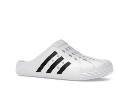 adidas Adilette Clog White Black