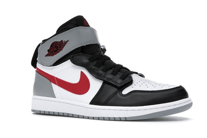Jordan 1 High FlyEase Black Particle Grey Gym Red