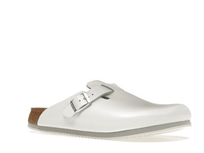 Birkenstock Boston Super Grip Leather White