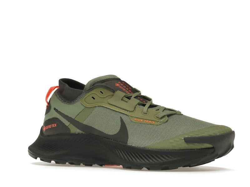 Nike Pegasus Trail 3 Gore-Tex Oil Green Iron Grey Total Orange