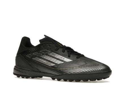 adidas F50 League Turf Core Black Iron Metallic Gold Metallic