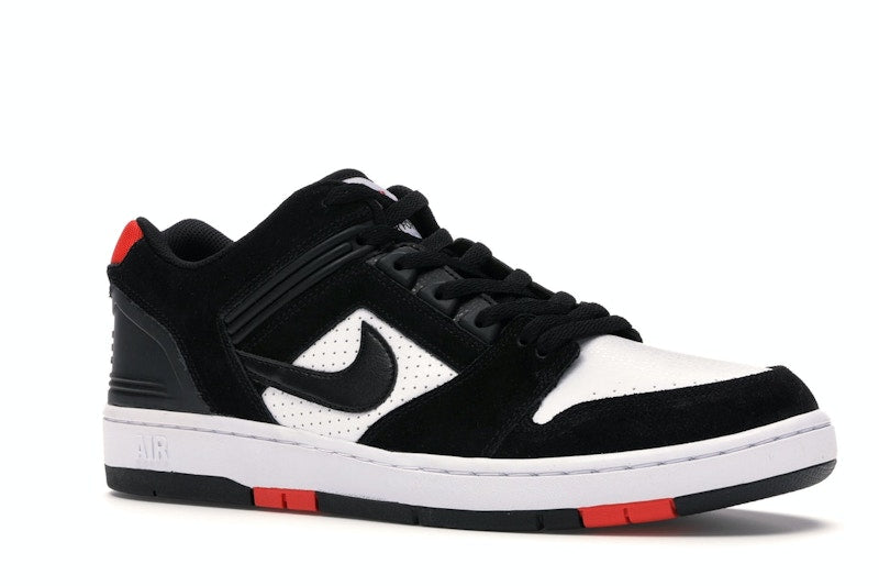 Nike SB Air Force 2 Low Black White Habanero Red