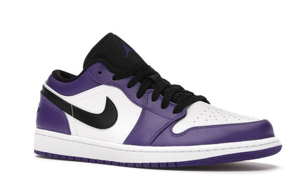 Jordan 1 Low Court Purple White