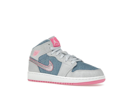 Jordan 1 Mid Denim Sequin (GS)