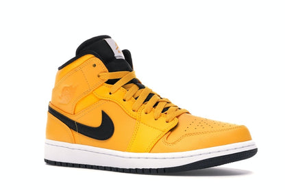 Jordan 1 Mid University Gold Black