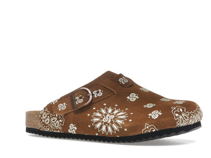 Bravest Studios Suede Paisley Clogs Hazel