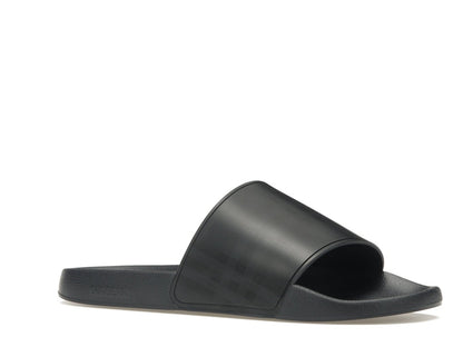 Burberry Embossed Logo Slides Dark Blue