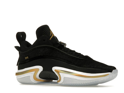 Jordan 36 Low Black Gold (Clear Sole)