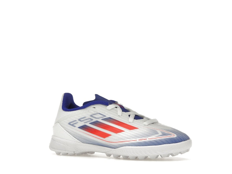 adidas F50 League Turf Cloud White Solar Red Lucid Blue (GS)