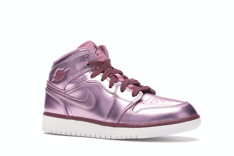 Jordan 1 Mid Pink Rise (GS)