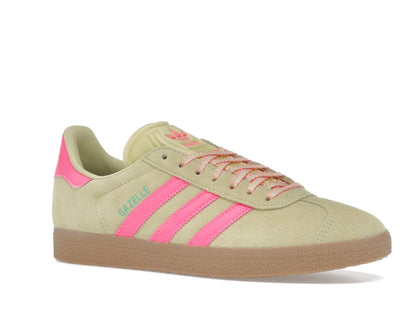 adidas Gazelle Powder Yellow Lucid Pink (Women's)