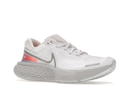 Nike ZoomX Invincible Run Flyknit White Pure Platinum Chile Red
