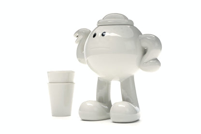 James Jarvis Glazed Porcelain Teapot White
