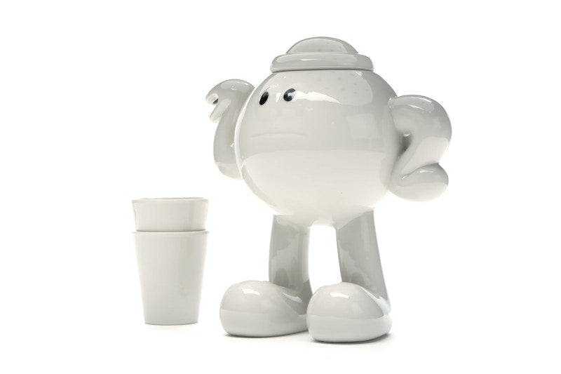 James Jarvis Glazed Porcelain Teapot White