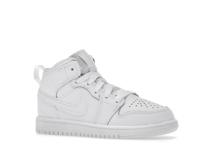 Jordan 1 Mid Triple White (2021) (PS)