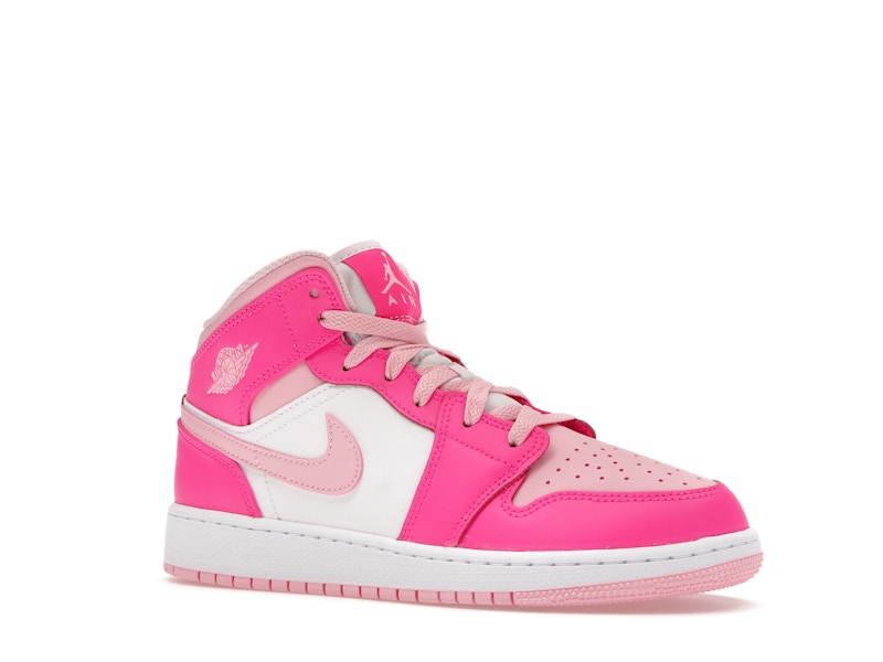 Jordan 1 Mid Fierce Pink (GS)