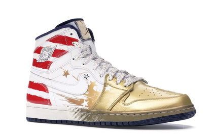 Jordan 1 Retro Dave White Wings For the Future Gold