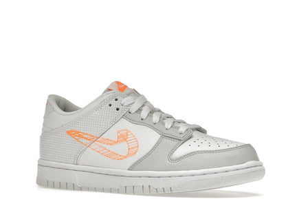 Nike Dunk Low SE 3D Swoosh Pure Platinum Total Orange (GS)