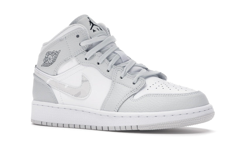 Jordan 1 Mid Grey Camo (GS)