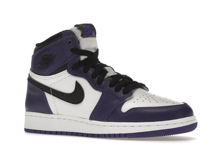 Jordan 1 Retro High Court Purple White (GS)