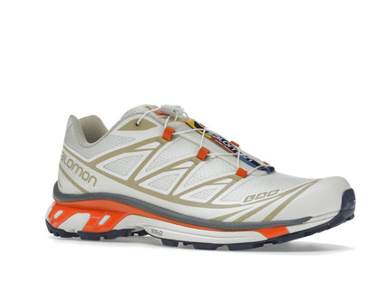 Salomon XT-6 Bleached Sand Red Orange