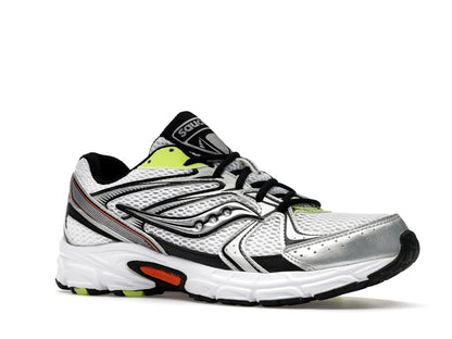 Saucony Grid Ride Millennium White Silver Lime Orange