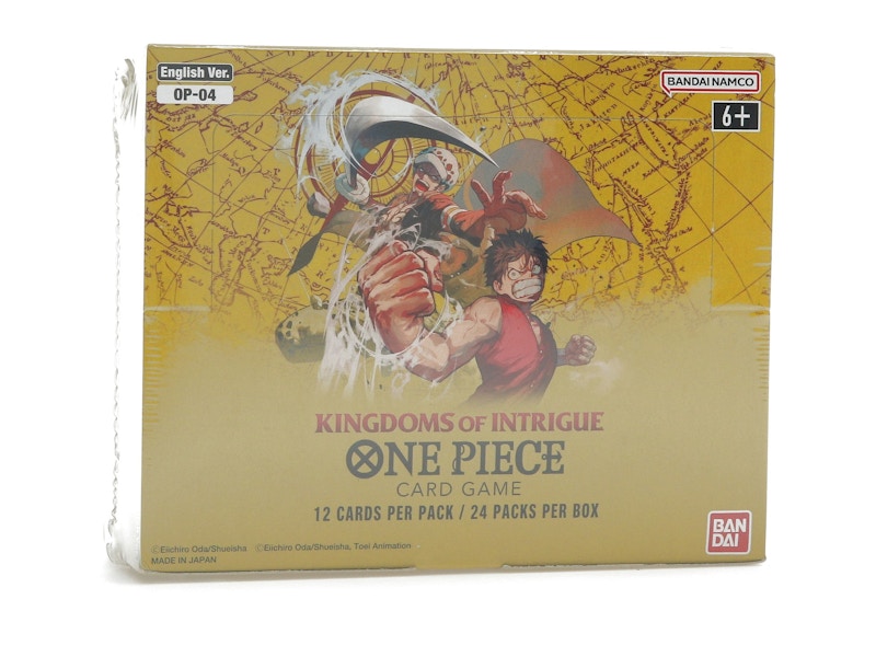 Bandai One Piece Card Game Kingdom of Intrigue Booster Box (OP-04)