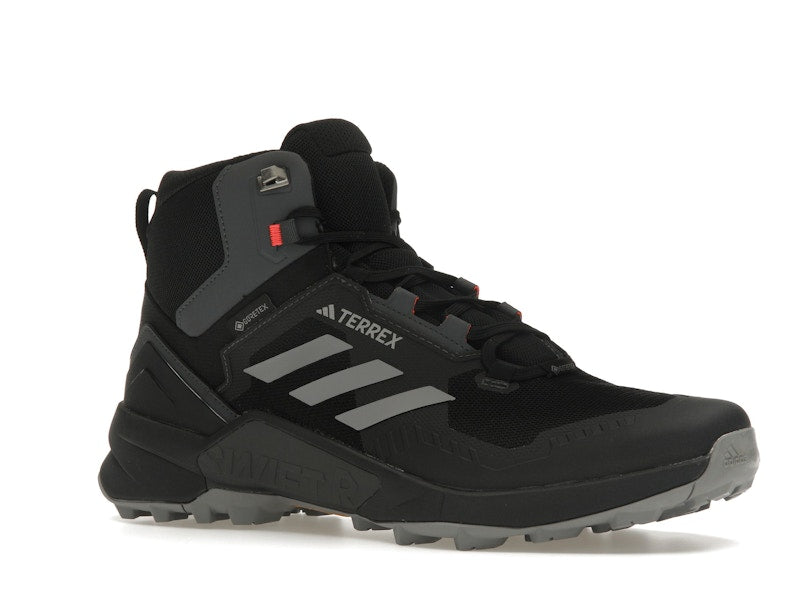adidas Terrex Swift R3 Mid GTX Core Black Grey Solar Red