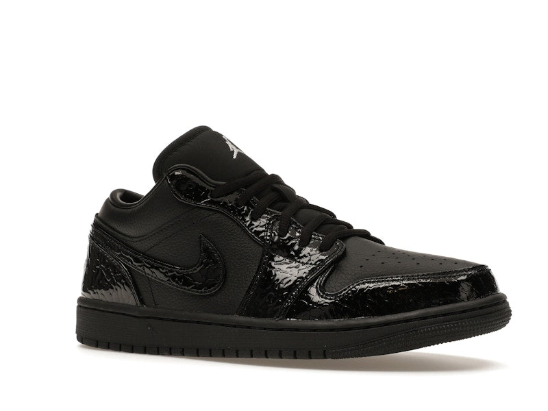 Jordan 1 Low SE Patent Elephant Black (Women's)