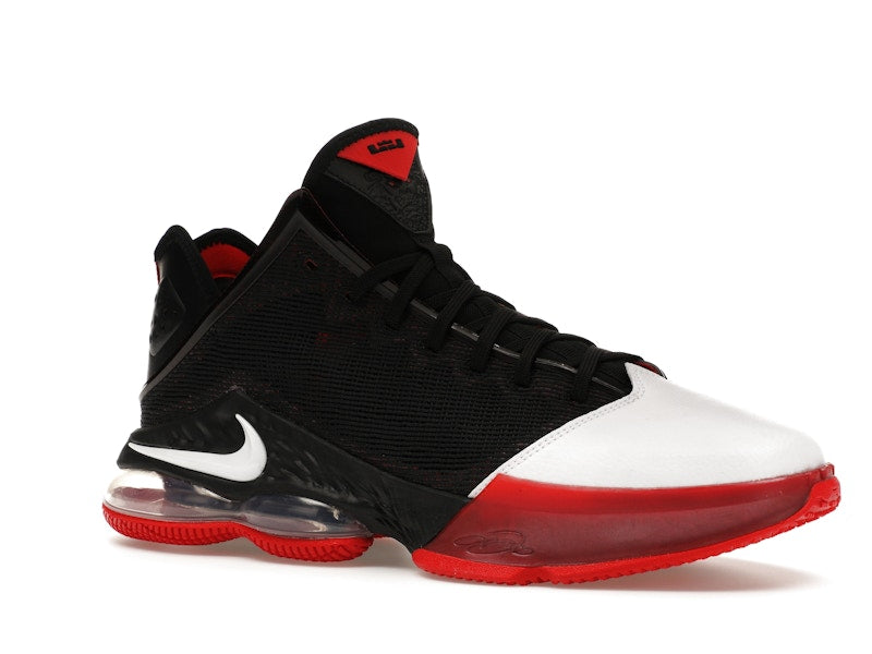 Nike LeBron 19 Low Black White University Red