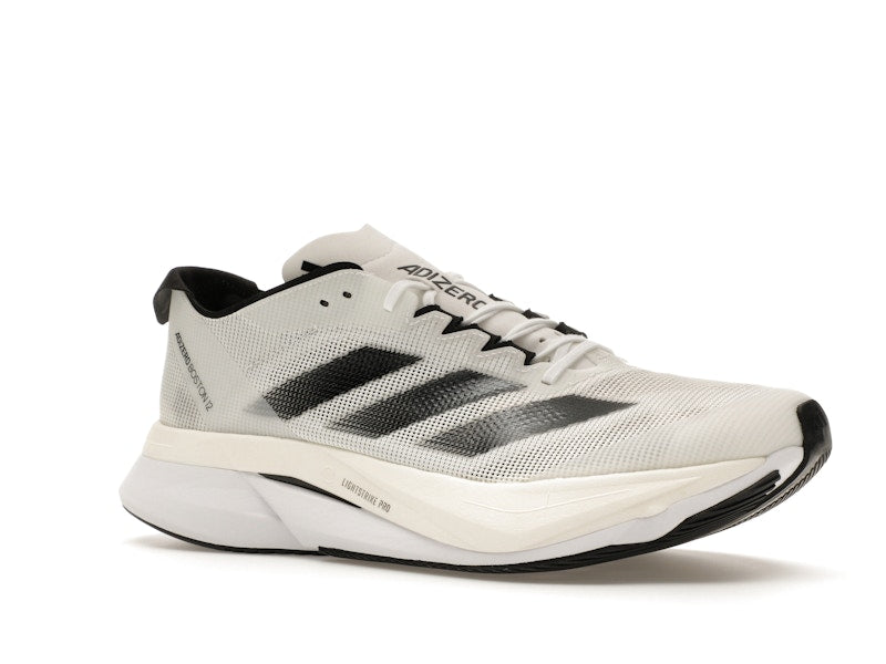 adidas Adizero Boston 12 Cloud White Core Black Night Metallic