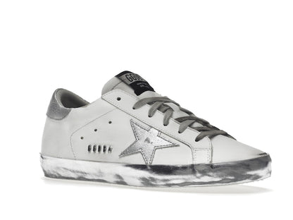 Golden Goose Super-Star White Silver Sparkle (Women's)