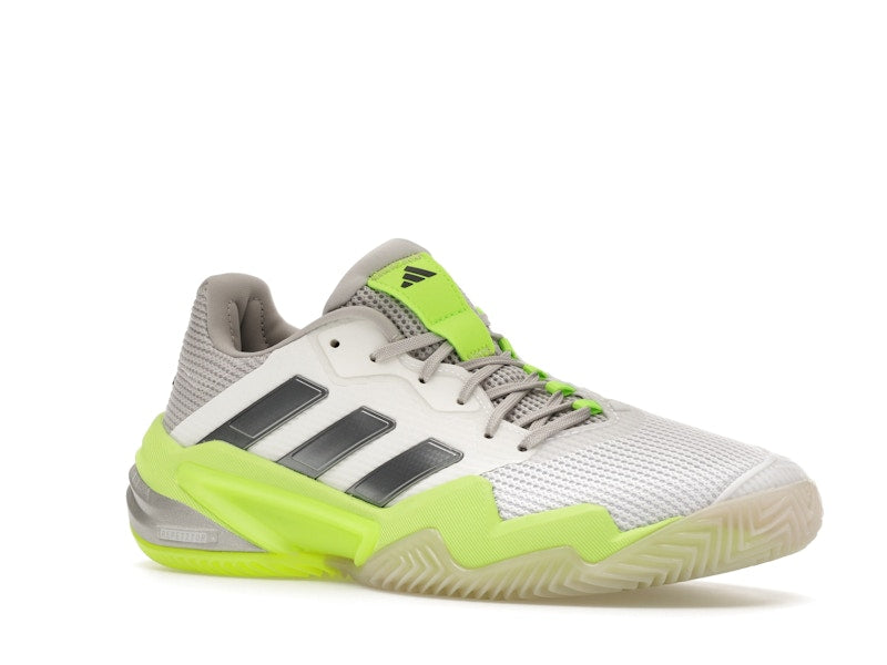 adidas Barricade 13 Clay Cloud White Iron Metallic Lucid Lemon (Women's)