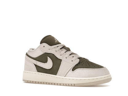 Jordan 1 Low SE Medium Olive Sail (GS)