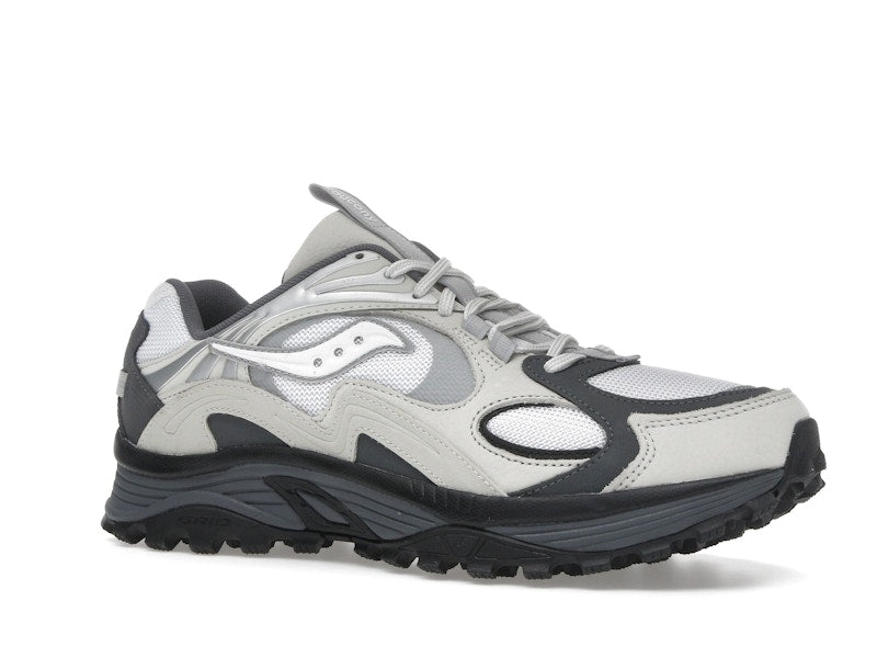 Saucony Grid Aura X Grey Pack White