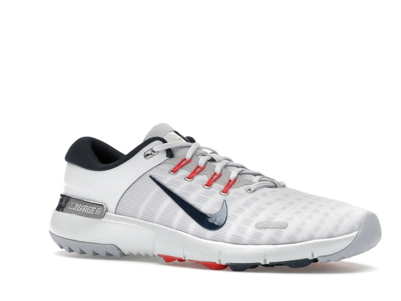 Nike Free Golf Pure Platinum Light Crimson Wolf Grey Armory Navy