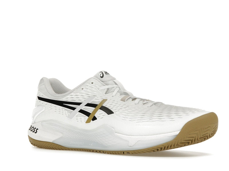 ASICS Gel-Resolution 9 Clay BOSS Matteo Berrettini White Camel