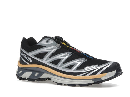 Salomon XT-6 Black Footwear Silver Warm Apricot