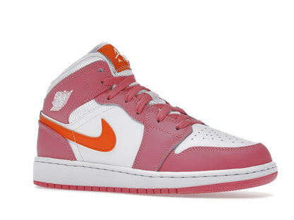 Jordan 1 Mid Pinksicle Safety Orange (GS)