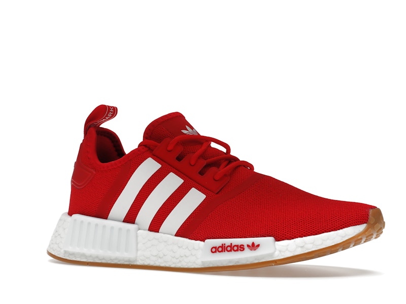 adidas NMD R1 Vivid Red White Gum
