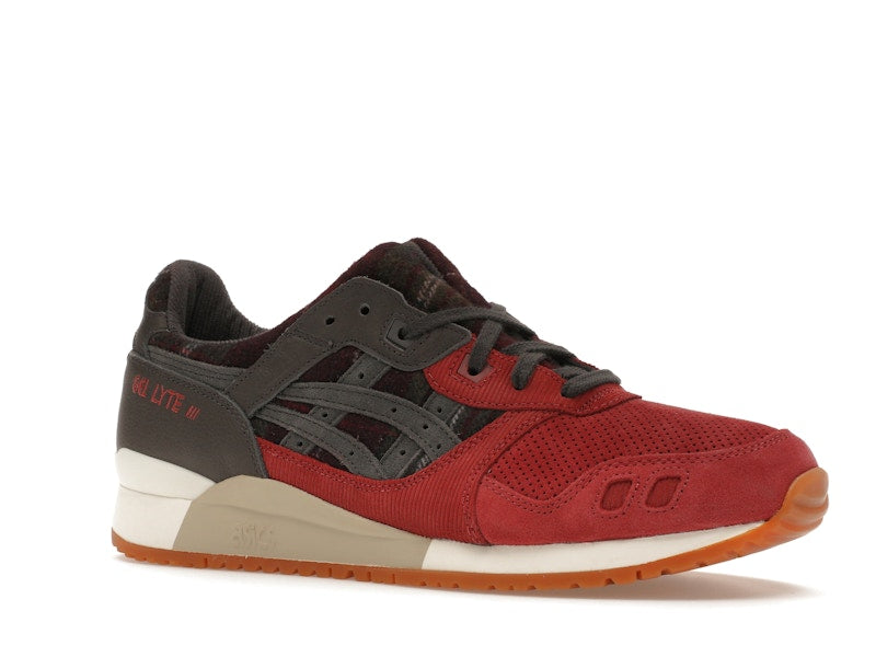 ASICS Gel-Lyte III OG Brisket Red Obsidian Grey