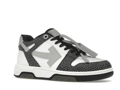 OFF-WHITE Out Of Office OOO Low Tops Black Grey with Dots