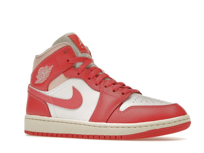 Jordan 1 Mid Strawberries and Cream (Women's)