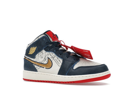 Jordan 1 Mid SE Take Flight Gold Swoosh (GS)