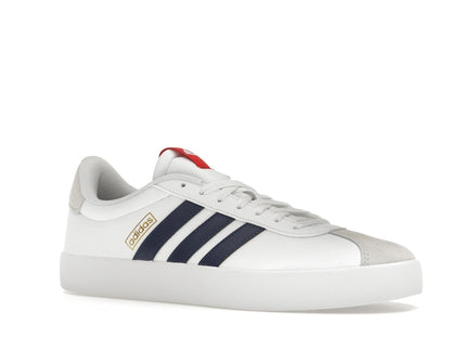 adidas Vl Court 3.0 Cloud White Dark Blue Better Scarlet