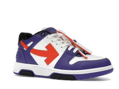 OFF-WHITE Out Of Office OOO Low Tops White Purple Orange