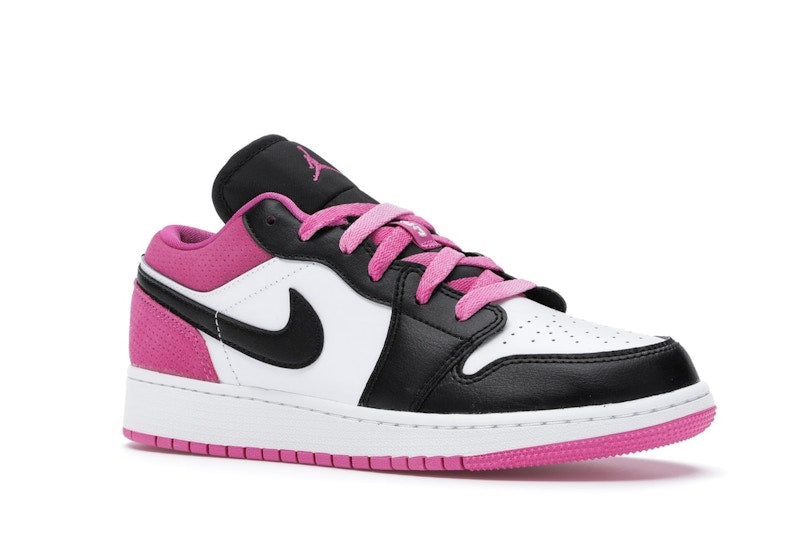 Jordan 1 Low Black Active Fuchsia (GS)