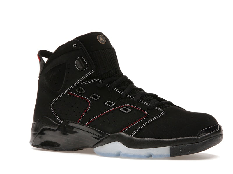 Jordan 6-17-23 Black White Red Contrast Stitching