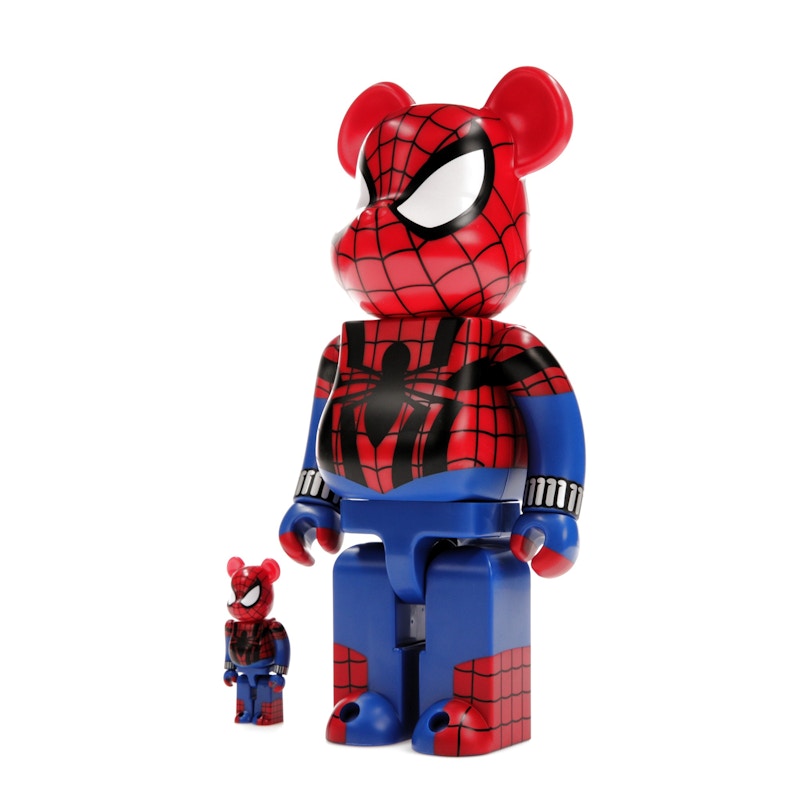 Bearbrick x Marvel Spider-Man (Ben Reilly) 100% & 400% Set