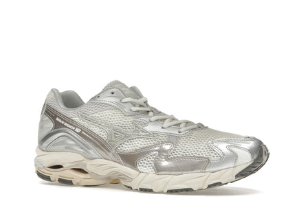 Mizuno Wave Rider 10 Metallic Snow White